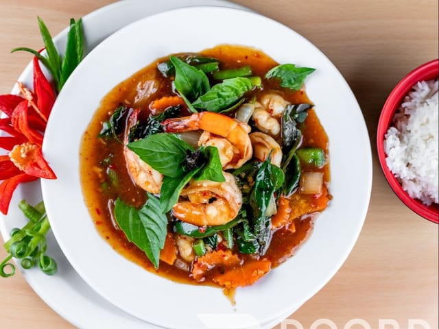 44. Spicy Basil Leaves Lunch.