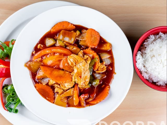 48. Sweet and Sour Lunch.